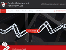 Tablet Screenshot of excellentnet.in